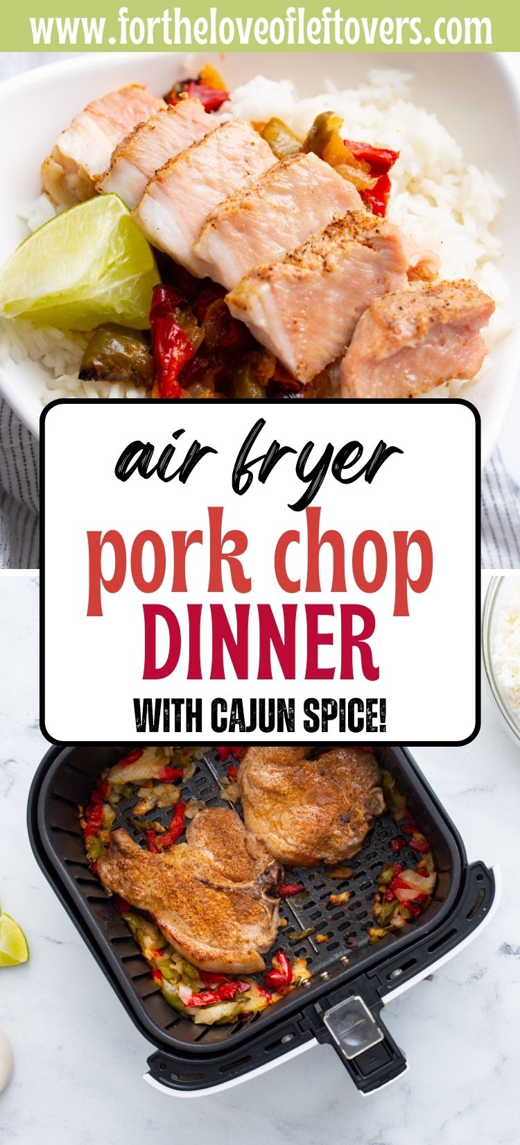 Easy Air Fryer Cajun Pork Chop Dinner - Budget Friendly Meal
