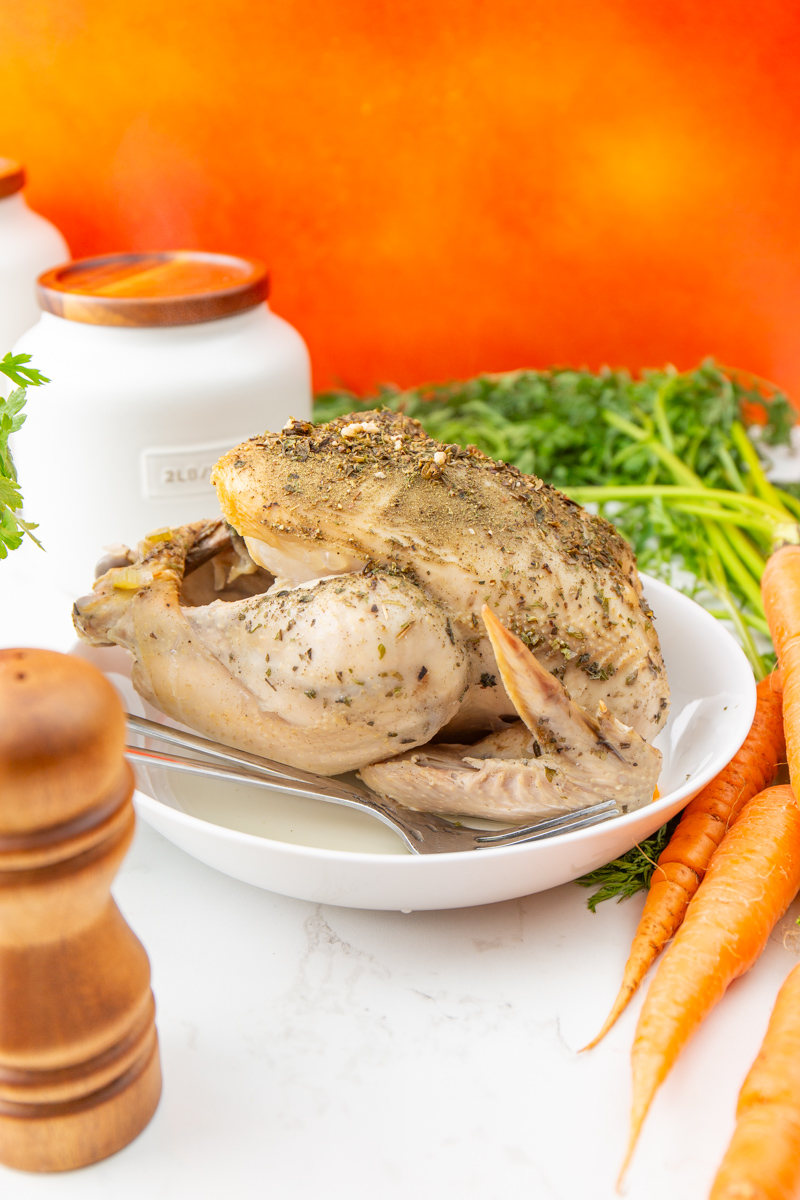 how to cook a whole chicken in the crock pot